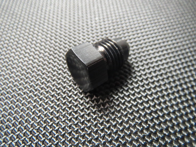 (image for) Plug, Flare -6 - Aluminum - Black Anodized - Click Image to Close